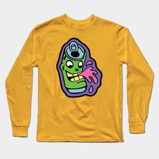 Crazy Cartoon Soda Can Long Sleeve T-Shirt